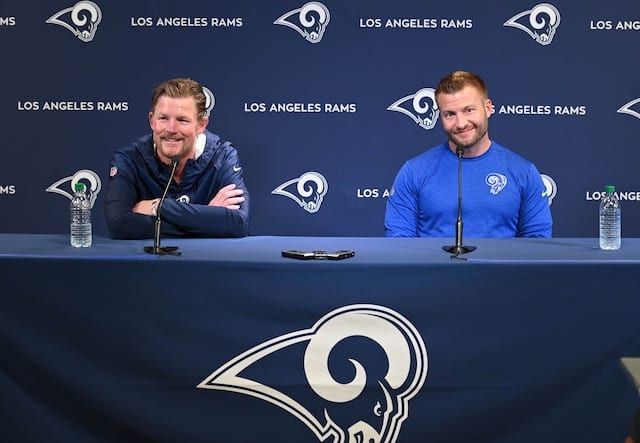 Les Snead, Sean McVay, Rams