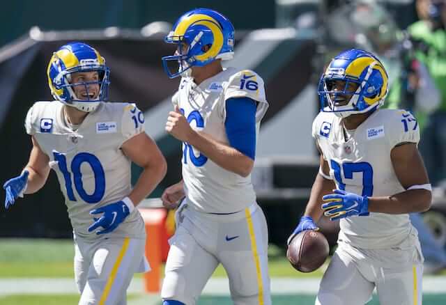 Jared Goff, Cooper Kupp, Robert Woods