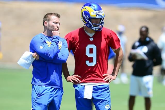 Sean McVay, Matthew Stafford, Rams