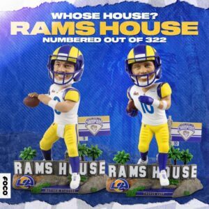 Matthew Stafford, Cooper Kupp, Rams House bobbleheads, FOCO