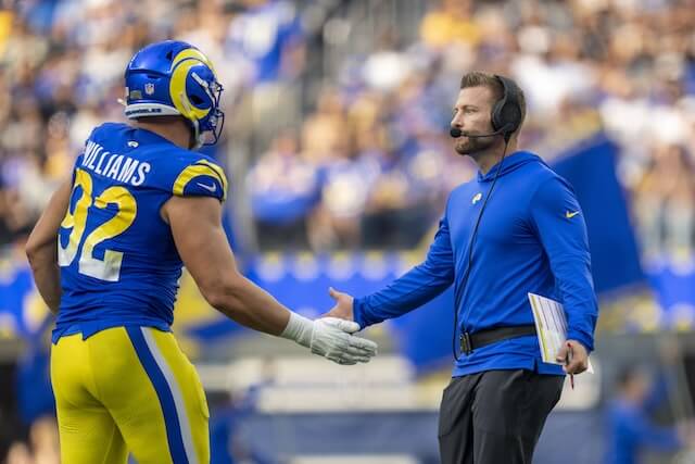 Jonah Williams, Sean McVay, Rams