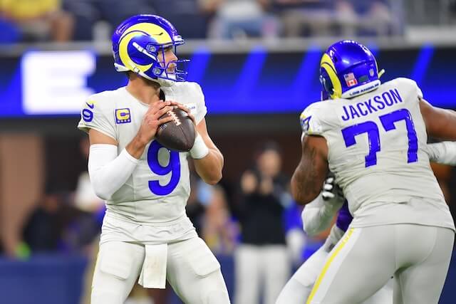 Matthew Stafford, Alaric Jackson, Rams