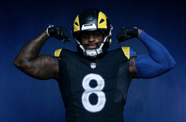 Jared Verse, Rams, Midnight Mode uniforms