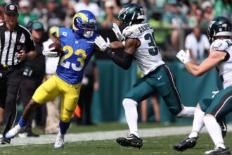 Kyren Williams, Rams, Eagles