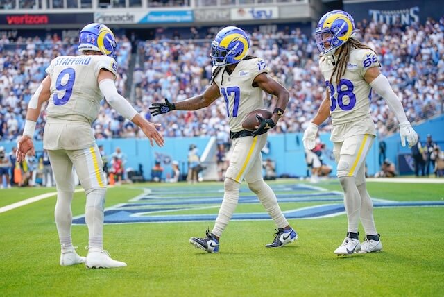 Matthew Stafford, Davante Adams, Jordan Whittington, Rams, Titans