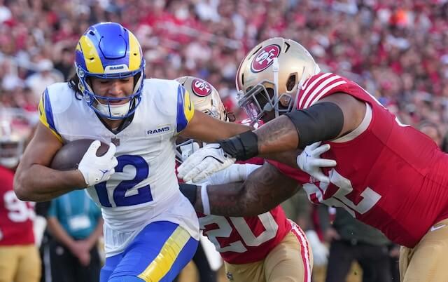 Puka Nacua, Rams, 49ers