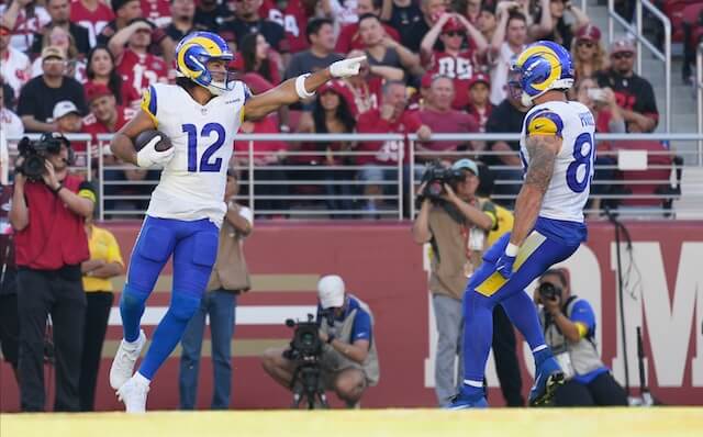 Tyler Higbee, Puka Nacua, Rams, 49ers