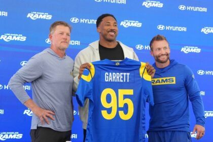Myles Garrett, Les Snead, Sean McVay